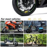 Motorcycle Alarm Disc Lock Brake Handlebar Throttle Grip Lock Bike Security V201-HBZ1110BL8AU