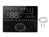 Smart Digital Thermostat LCD Color Display Precise Control Intelligent Temperature Controller Black V1294-YM0706-3114230111711