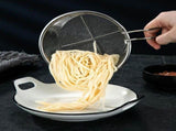 2-Pack Fine Mesh Frying Baskets with 304 Stainless Steel Oil Strainers for Deep Frying and Kitchen V1370-AZ4-15168