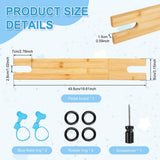 High Chair Footrest, Adjustable Height, Sturdy Frame and Smooth Polished Surface, Stable Support for V1369-AZ3-W-12239