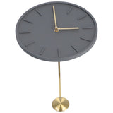 Modern Wall Clock Hanging Round Clock with Large Pendulum for Kitchen Coffee Shop Bar V1294-YM0901-3115210121711