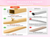 Arch Stand, Set of 2, 2.2 m and 1.8 m, Stable Structure, Easy Assembly, Gold Metal Arch V952-BYDGMJLJTDBZ1SEAH001V0