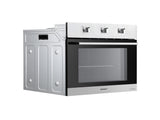 Devanti 60cm Electric Built In Wall Oven Stainless Steel 70L Silver BIO-C-5F-M7B-SS
