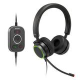 SNOM A330D Headset, Wired Duo, HD Audio Quality, Remote Control, Ideal For Video-telephony, V1202-V2-IPS-A330D