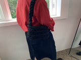 Wool Tote Purse Bag Cute Exquisite Hand Woven Fine Workmanship Wool Shoulder Bag for Daily Life V1294-YM0626-3117220284516