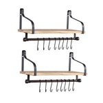 Levede Floating Shelf Brackets Wall EC1011-2PK