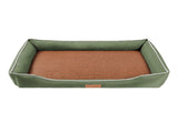 Green Rectangular Pet Bed with Removable Cooling Mat Durable 600D Oxford Fabric Dog & Cat Bed, V888-ELOSUNG48565