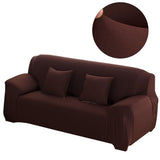 Coffee Color Dustproof Elastic Soft Polyester Sofa Cover Protector Furniture SlipcoversDouble People V1294-YM0901-3117200110012