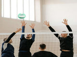 2pcs Volleyball Practice Light Green PU Stability for Players Indoor Games V1369-AZ3-W-18584