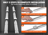 Linear Guide Rail Set, SBR16 1000mm, 2 PCS 39.4 in/1000 mm SBR16 Guide Rails and 4 PCS SBR16UU Slide V952-ZXDGSBR16MM10H508V0