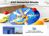 2 in 1 Automatic Peeling Machine,Electric Potato Peeler,Grape & Garlic Peeler Machine Rechargeable V1370-AZ4-13343