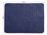 Laura Hill XL Electric Heated Blanket Throw Soft Coral Fleece with 10 Heat Settings - Blue THRG-KH-200-BU