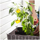 Dark Brown Easy Grow Planter Bed Brown with Water Gauge and Drainage System V178-69041
