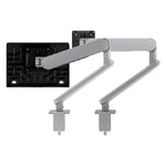 Atdec Ora Duo High-Performance Dynamic Monitor Arms with Laptop Tray. F-Clamp Desk Fixing. Max Load 13AW-ORA-F-AWM-N-S