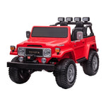 Licensed Toyota FJ-40 Electric Kids Ride On Car by Kahuna - Red CAR-TYT-FJ40-RD