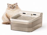 Cream White Cat Water FountainL, Cordless Pet Water Dispenser for Cats & Small Dogs, Smart Sensor, V1243-YSJ1008CATWATERFOUNTAINCREAMWHITE