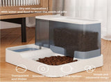 Pink Pet Feeder 3L Automatic Cat Feeder and Water Dispenser - Hassle-Free Hydration and Feeding V888-ELOSUNG18155