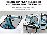 TAG-ALONG Pet & Cargo Bike Trailer, Bicycle Pet & Cargo Trailer, Cargo Carrier, Blue V219-BCAPBTTAPTBA