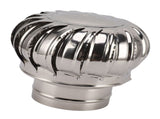 Chimney Rotating Ventilator Cap Stainless Steel Anti Downdraught Chimney Cap with Clamp Thickened V1294-YM0901-3117230206212