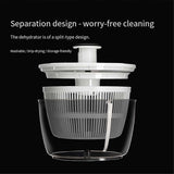 Manual Salad Spinner and Dehydrator, Large Vegetable Dryer V1263-JX-5389