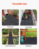 VEVOR Rubber Mulch Roll for Landscaping 96 x 22in Rubber Mulch Mat Pathway V952-XJJFGW96INCH6L1CBV0