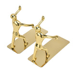 Stainless Steel Man Bookends Prevent Slipping Kung Fu Man Bookends for Home Decoration for Home V1294-YM0715-3116210072411