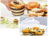 Cake Carrier Cover Cake Stand with Lid Dessert Serving Platter with Handle Cupcake Holder Pies V1294-YM0717-10101030