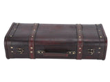 Portable Antique Suitcase Wooden Case Photography Props Craft Decoration Box Ornament V1294-YM0901-3115200144711
