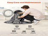 Weighted Blanket, 11 kg, 2235 x 2640 mm King Size, Cooling Breathable Heavy Blanket with Glass V952-JZMTDLBT25LBE74QP001V0