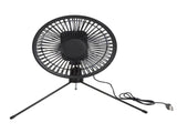 Solar Camping Fan with Tripod IP67 Waterproof Adjustable Portable Camping Fan with 10W Solar Panel V1294-YM0710-3114230137911