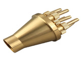 Copper Water Fountain Nozzle Direct Spraying Universal Adjust Pool Sprinkler Head for Garden G2 Inch V1294-YM0901-3111230245312