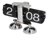 Flip Clock Quartz Movement High Accuracy Retro Style Stainless Steel Simple Operation Quartz Clock V1294-YM0715-3115210256511