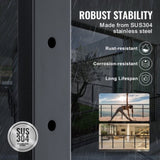 Cable Railing Post Level Deck Stair Post 42 x 1.97 x 1.97" Cable Handrail Post Stainless Steel V952-LGZHYK106.7555CQAV0