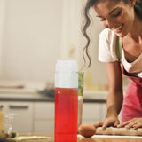 6Pcs Plastic Salad Dressing Squeeze Bottles White Kitchen Accessories V1366-AZ2-W-14308
