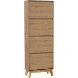 Hirado Tall Shoe Cabinet - Natural V656-372069