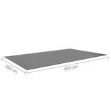 Weisshorn 6x2.5M Annex Matting 600GSM Floor Mats Hollow Design Mesh Caravan ANNEXE-MAT-6M-GREY