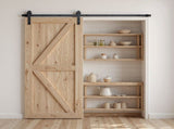 6.6FT Sliding Barn Door Hardware Kit, 330 LBS Weight Capacity, Compatible with 36-40 Inches Width & V952-HDSMDGDGDM2DO5VMP001V0