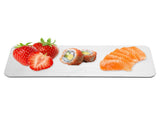 304 Stainless Steel Rectangle Sushi Plate Snacks Fruit Desserts Tray Serving Dish Home SuppliesM V1294-YM0718-3118200260412