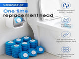 Toilet Brush Cleaning Kit, 360&deg Deep Cleaning, Ergonomic Extended Handle, Automatically Lid Opening V1369-AZ3-W-12284