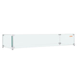 Gas Fire Pit Wind Guard for Square Fire Table, 595 x 190 x 165 mm Clear Tempered Wind Guard for V952-HKFFZGHBLZFXHZGELV0