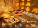 Crystal Ball Night Light Projector, 16 Colors 216 Modes RGB Water Ripple Lamp with Remote & Timer, V1107-CS-SBWXYD
