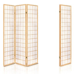 Artiss 3 Panel Room Divider Screen 131x179cm Natural RD-4019-3P-NT