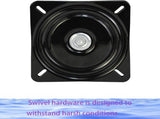 2 Pack 360 Degree Boat Seat Swivel Bases, Heavy Duty Flat Marine Pedestal Mount Replacements for V1189-LC-AMZ-00154