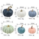 16Pcs Artificial Autumn Pumpkins Fake Foam Pumpkins for Halloween Thanksgiving Halloween Decoration V1294-YM0710-10296438