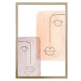 Mixed Emotions Wall Print w Oak finish frame & glass 90cm V637-43003WAL