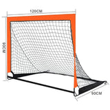 Portable Soccer Goal Net Quick Set-up Training Equipment for Backyard Soccer Orange V1308-DSZKI-259-2