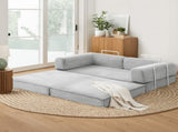 Artiss Convertible Folding Sofa Bed Grey SBED-E-FLD03-2S-GY-AB