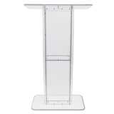 120cm Acrylic Podium Stand Transparent V63-931391