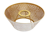 Lamp Shade E27 E26 White Carved Flower Pattern Iron Modern Design Easy Installation Bulb Shade for V1294-YM0706-3119230133111