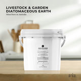 Orku 3Kg Fossil Shell Flour Tub - Livestock Garden Diatomaceous Earth V238-SUPDZ-39617458274384